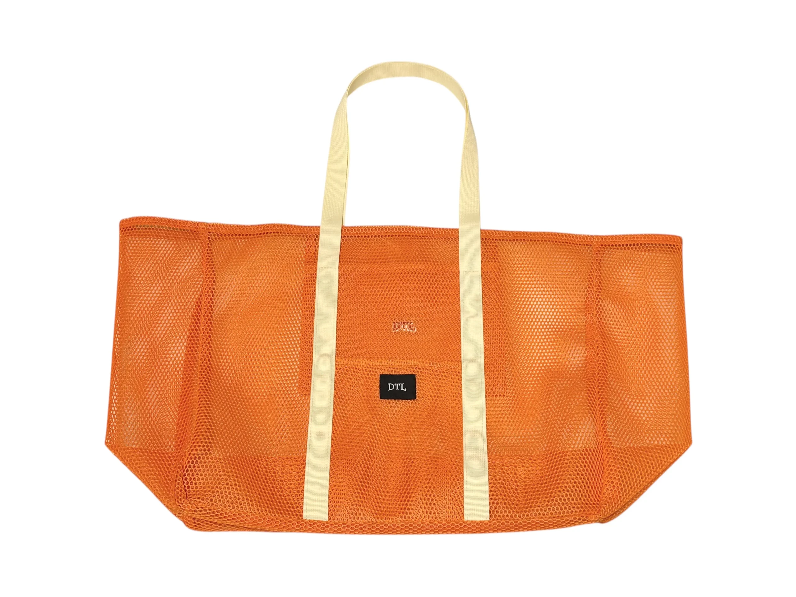 トートバッグ Plan C Orange Mesh Shopper Bag Plan C Orange Mesh Shopper Bag Tote Bag in Orange | THE LIST